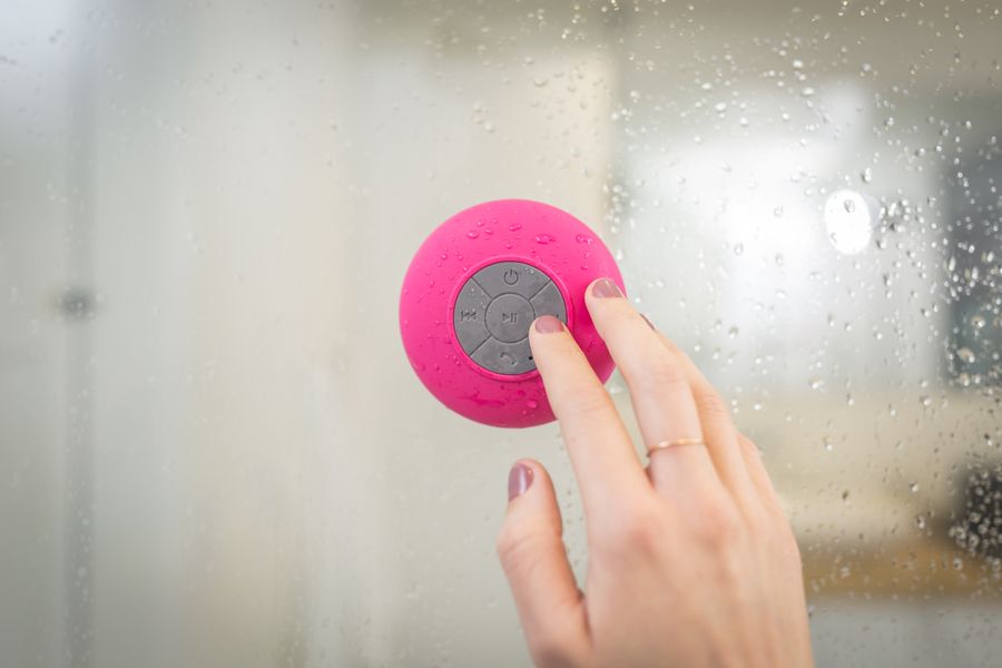 Bocinas resistentes al agua para ducha